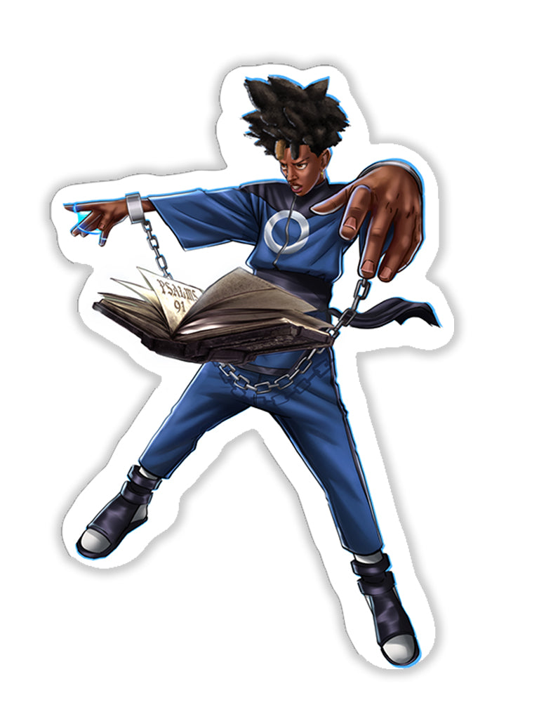 6 INCH SAINT JERICHO- STICKER