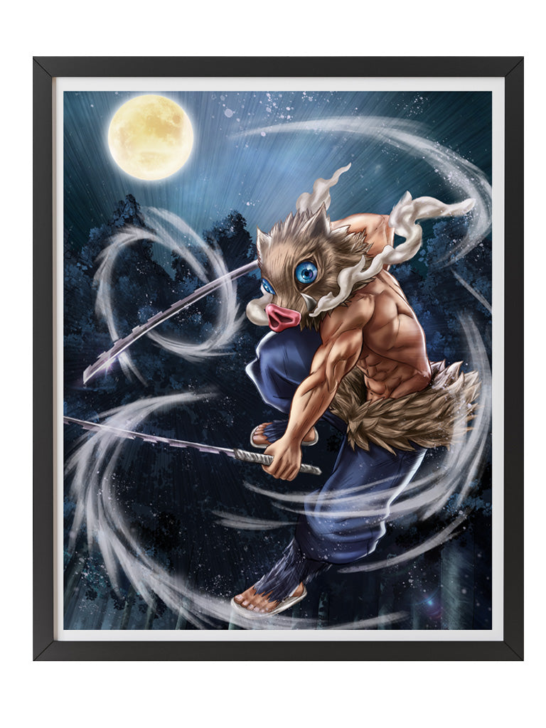 THE WILD BOAR- ART PRINT