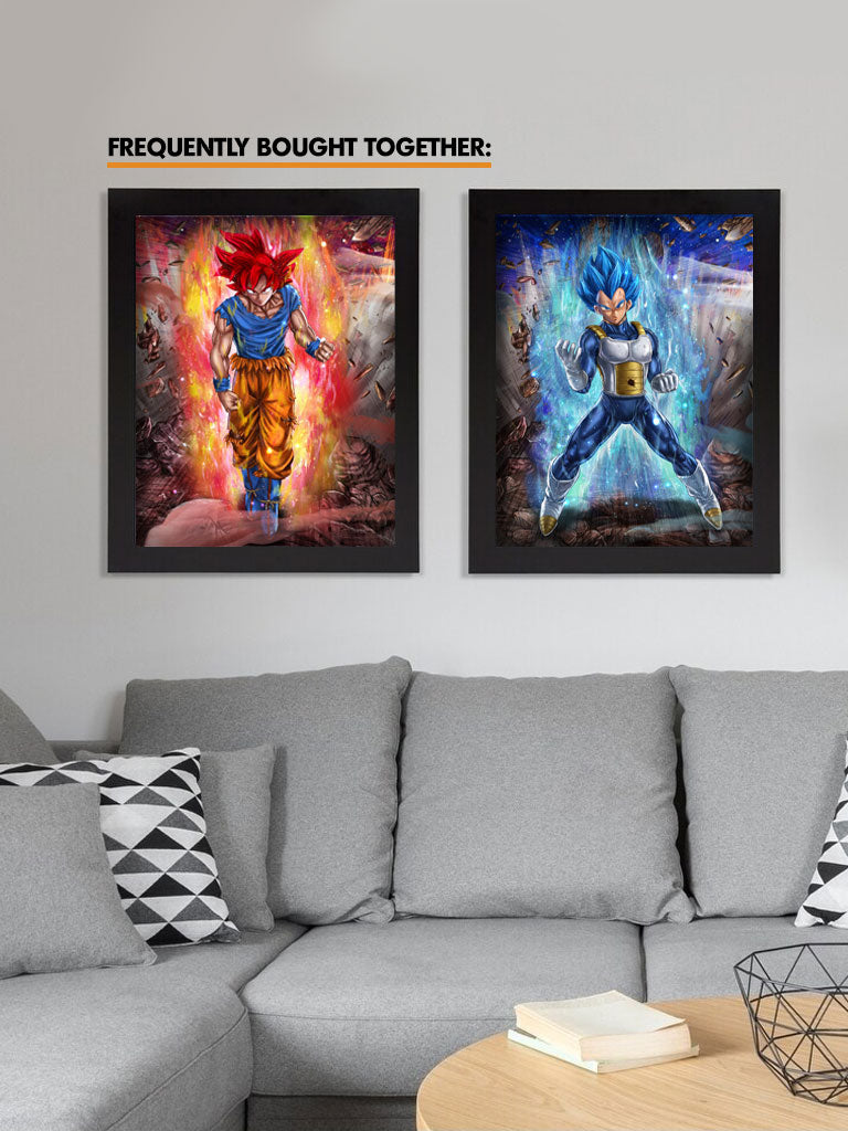 FIVE SAIYANS-ART PRINTS