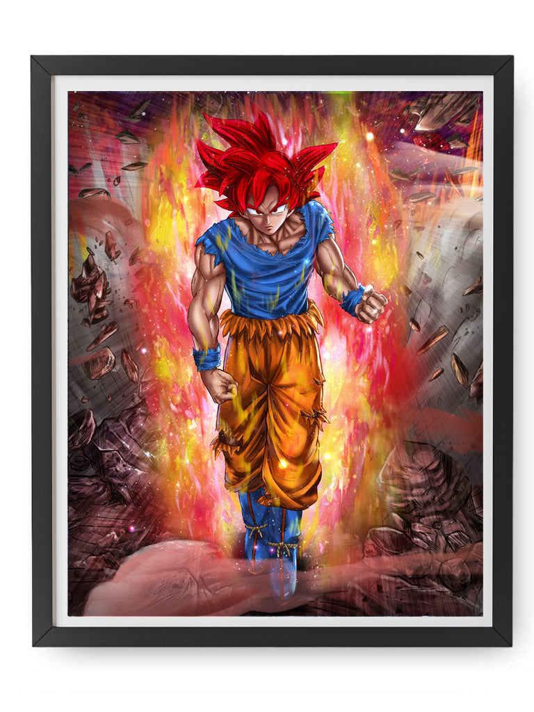 FIVE SAIYANS-ART PRINTS