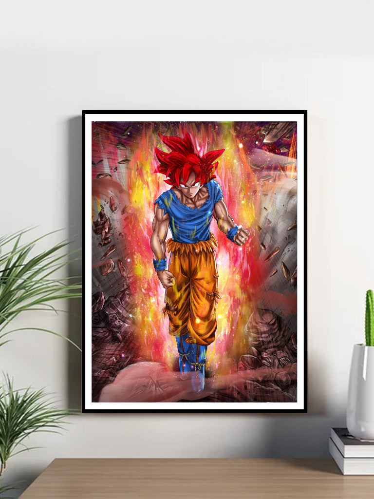 FIVE SAIYANS-ART PRINTS