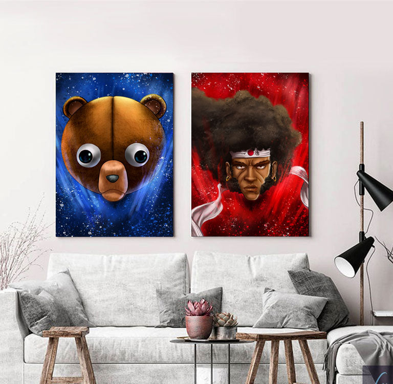 THE TEDDY BEAR- TROPHY CANVAS