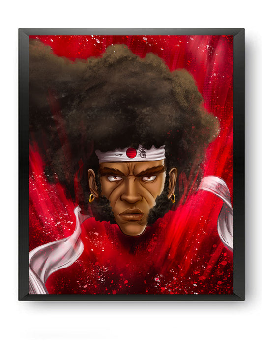 AFRO TROPHY PRINT- ART PRINT