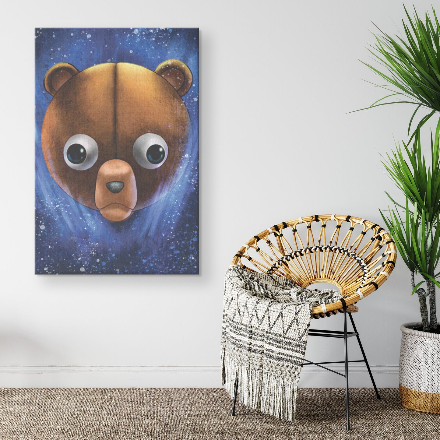 THE TEDDY BEAR- TROPHY CANVAS