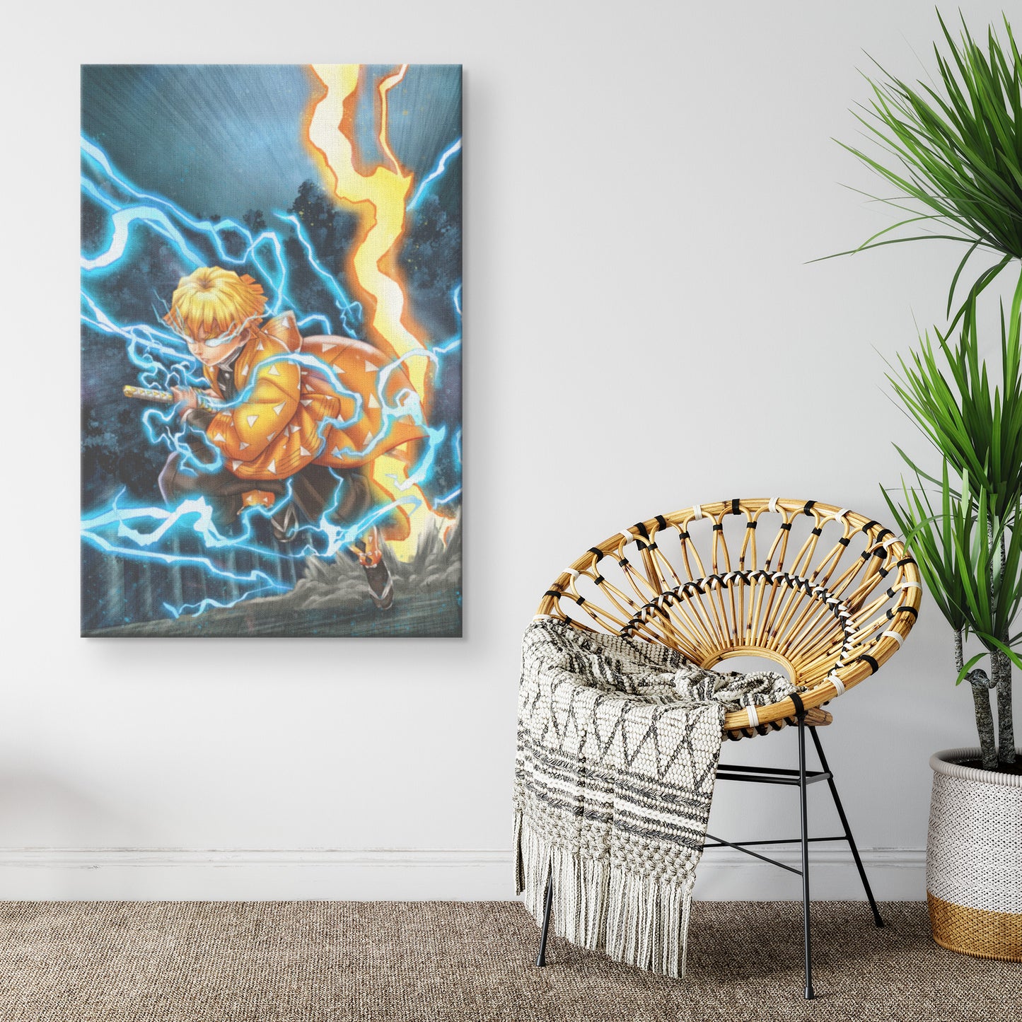 THUNDER CLAP AND FLASH-CANVAS ART