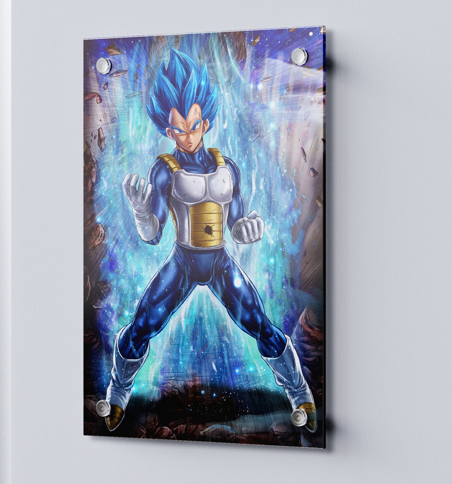 Saiyan Prince- Acrylic Wall Art (Limited Qty: 50)